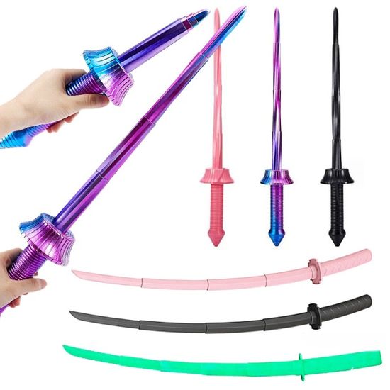 3D 광선 검 피젯 토이 나이프 돌리기 손 장난감 칼