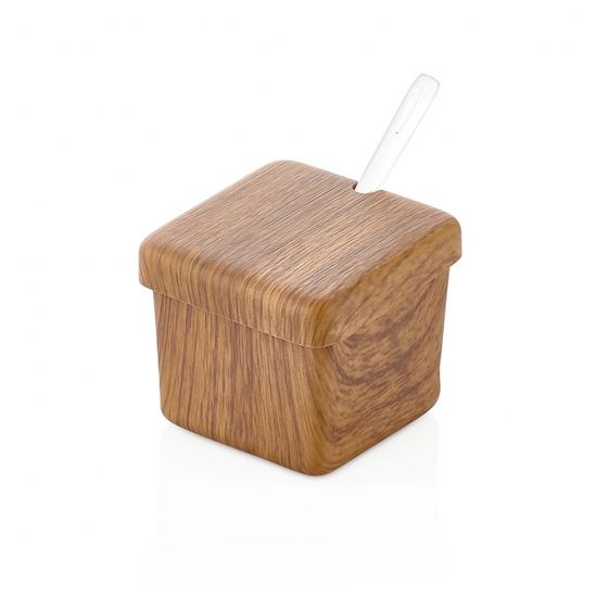 [에블린] 우드 아카시아 스푼 양념통 1+1 (2type)