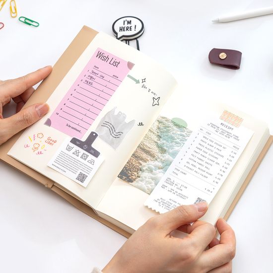 단순생활 레더 프리노트 불렛저널 무지 가죽 노트