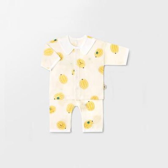 메르베 아기참외 신생아 내의/아기실내복_여름용(7부)