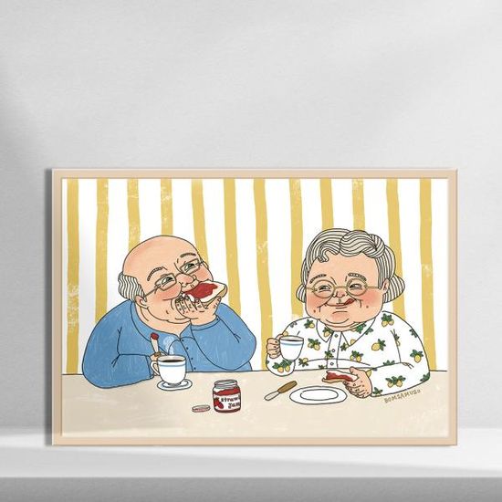 따뜻한 아침시간, 봄사무소 그림 인테리어 거실 액자