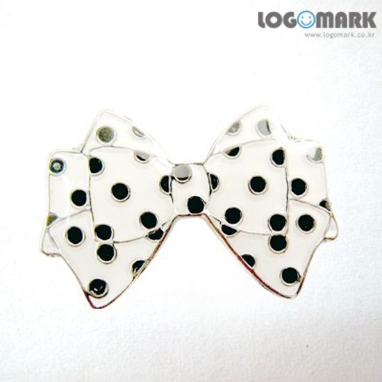 검정도트리본 뱃지