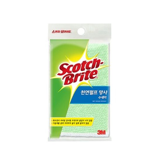 3M 향균 천연펄프 망사 수세미 [00135082]
