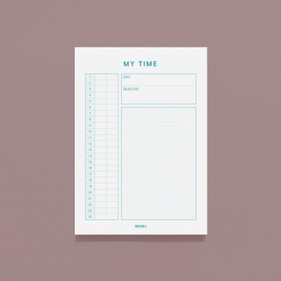 MY TIME 심플 메모지 체크리스트 플래너