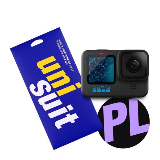 고프로 히어로11 종이질감(후면)+클리어(전면) 각 3매