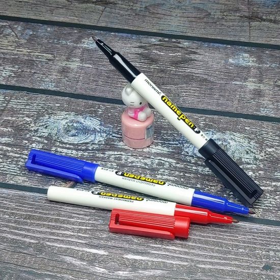 모나미 1.0mm 중간글씨용 유성마카-네임펜 F 1자루