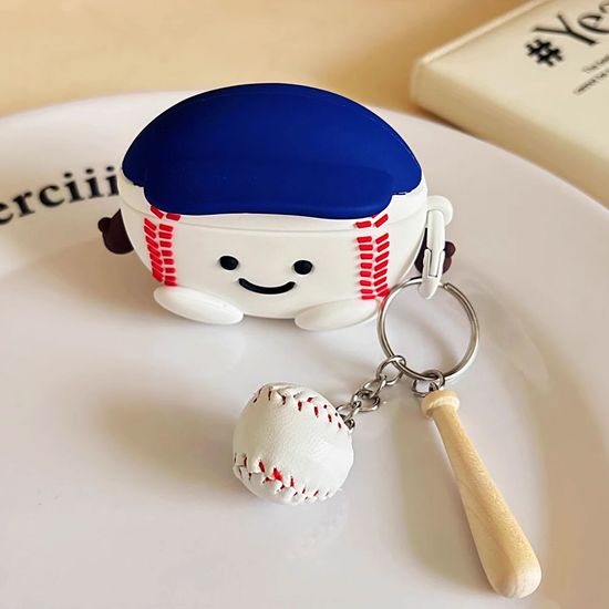 에어팟 4 3 2 1 세대 프로2 야구공 인형 키링 케이스