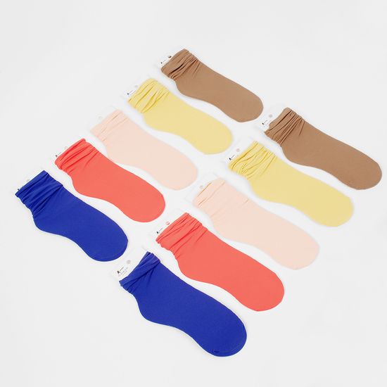 [아일렌] 쫀쫀한 여성용 스타킹양말 10켤레(5색-B)