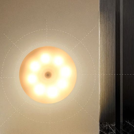 무선 무드등(주황색) 인체감응형(WFIVJ6P)