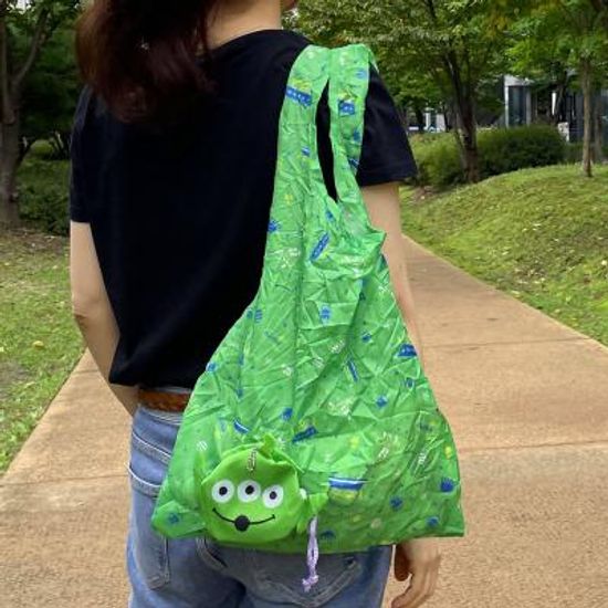 알린 캐릭터볼 에코백 그린