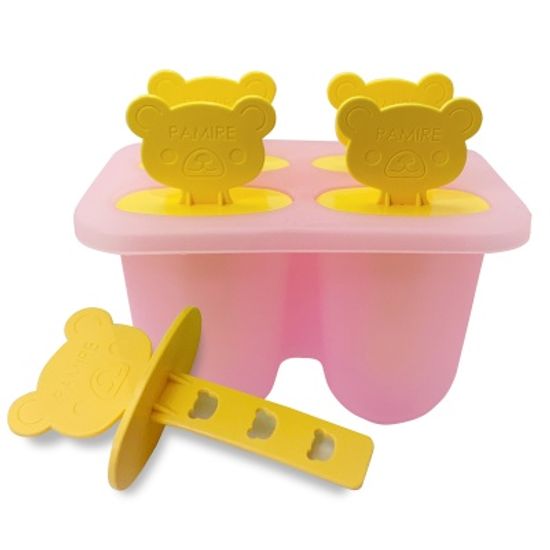 실리콘 아이스크림 틀 아이스 몰드 트레이 4구