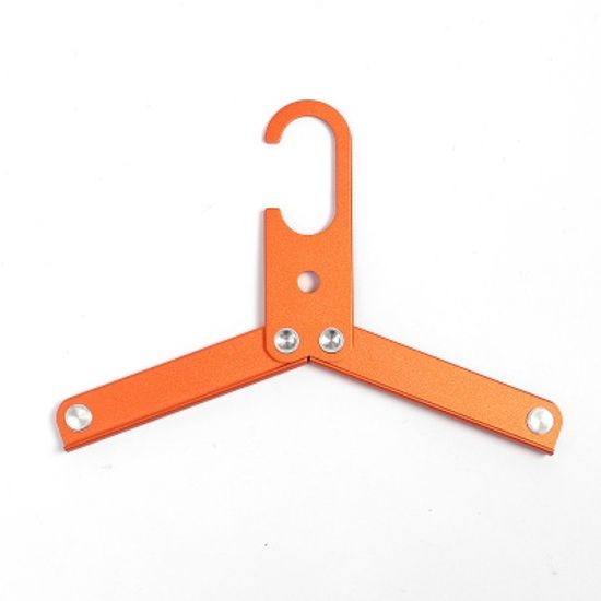 휴대용 2단 접이식 옷걸이(오렌지) 경량 폴딩옷걸이