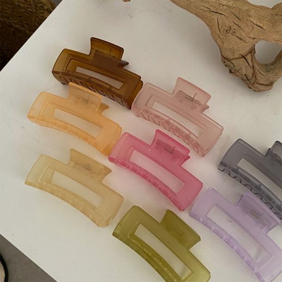 반투명 영롱 블러 파스텔 집게핀 8color