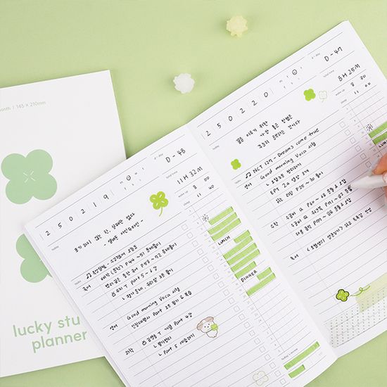 [대시앤도트] 럭키 스터디 플래너 ver.2(1개월)