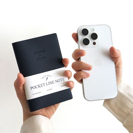 오피셜 A6 포켓 라인 노트 (미니 수첩 핸디)