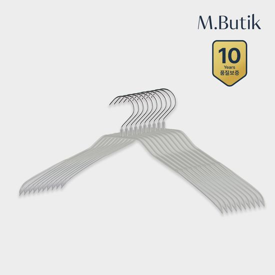 엠부띠끄 상의 논슬립 옷걸이 M_42L 10개입