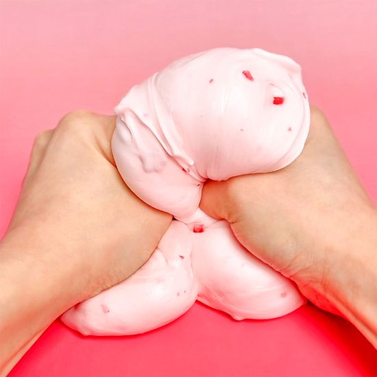 젤시스 사과사탕 클리어 점토슬라임 왁뿌 왁스부수기