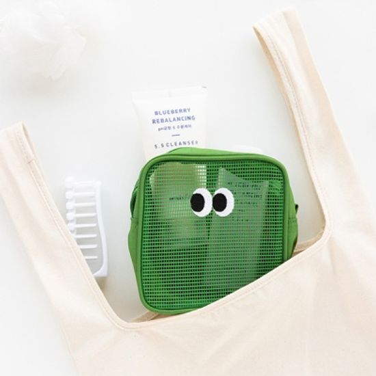 솜솜 메쉬 블록파우치 - 스몰