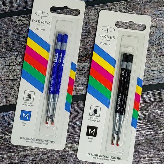 파카 Quink 젤펜(중성펜/겔펜) 큉크 리필심 M 2본입