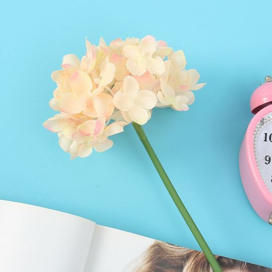 꽃보라 수국 조화 피치(WCD11B9)