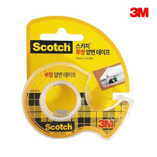 3M 투명 양면테이프 136 (12mmx6.35m)