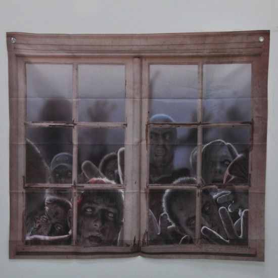 할로윈벽장식 좀비  파티용품 공포체험 소품 데코 호