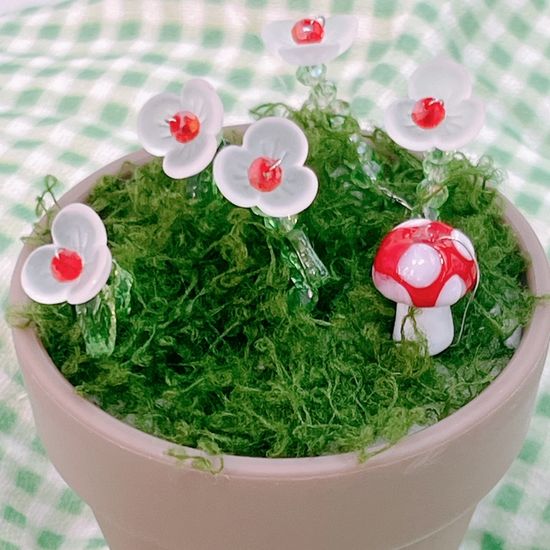 귀여운 비즈 식물 만들기 DIY 키트 재료 부자재 수업