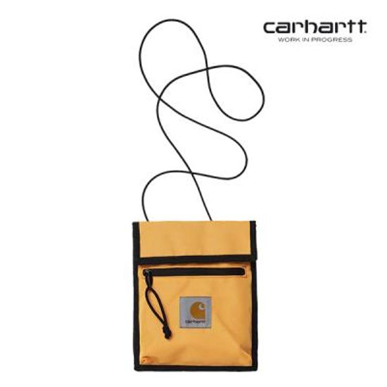 칼하트WIP Delta Neck Pouch (Pop Orange)