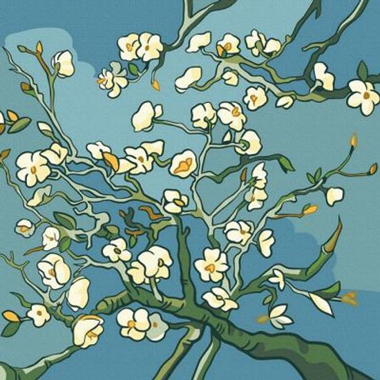 아몬드나무 (캔버스) 명화그리기 20x20