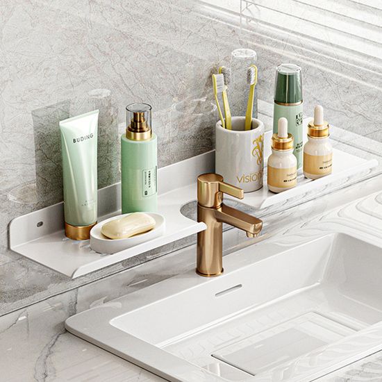 신시아 깔끔 욕실 세면대 수납 벽걸이 선반