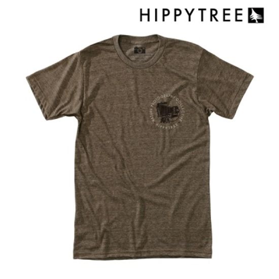 [히피트리] Viewfinder Tee - Heather Brown