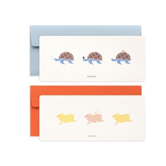 럭키 카드 세트 (용돈 봉투)