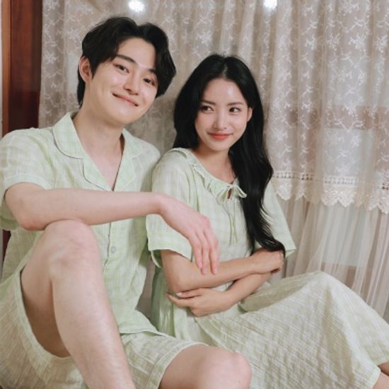 (지짐이 원단) 프레쉬 인견 여름잠옷 원피스 커플잠옷