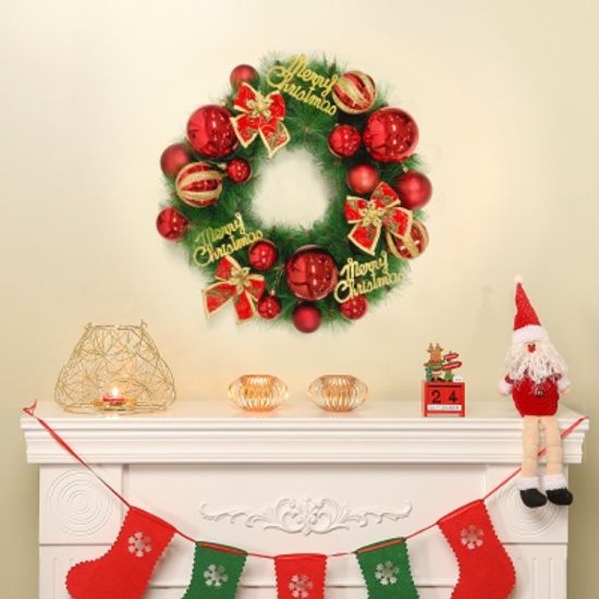 40cm 페스티발 원형 리스/크리스마스 트리 벽장식