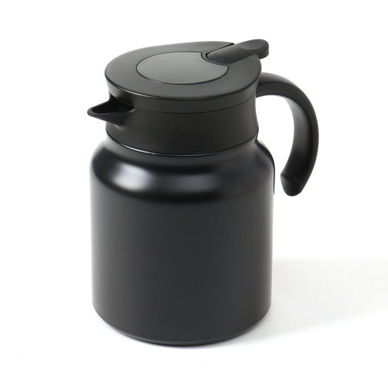 티웨어 온도표시 보온주전자(900ml) (블랙) 보냉포트