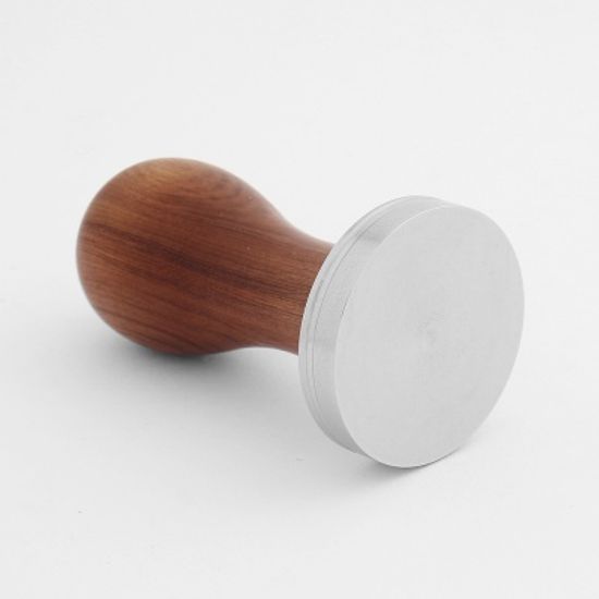 바리스타 우드 스텐 탬퍼(51mm) 커피머신 푸쉬탬퍼