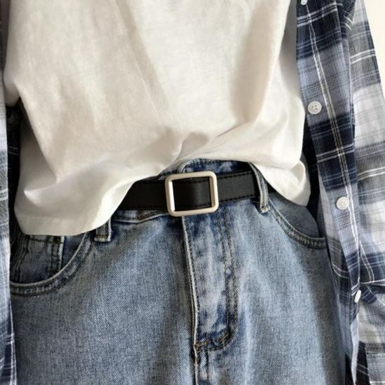 키밍 캐주얼 코디 벨트 가죽 남성여성 청바지 허리띠[