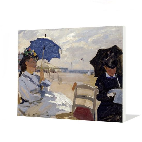모네 - 트루빌의 해변, 캔버스액자