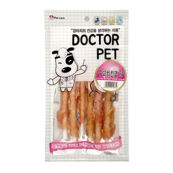 닥터펫 우피 치킨껌 6P 강아지 간식(WBDFD2E)