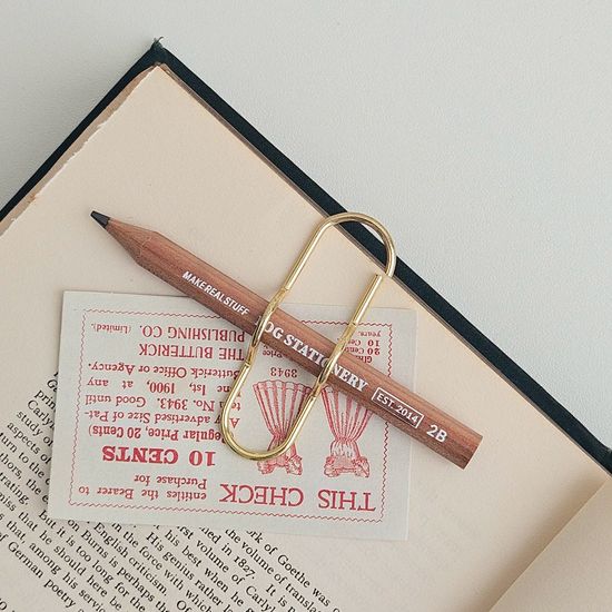 펜 홀더클립 (2개입) 바인더 노트 연필 클립