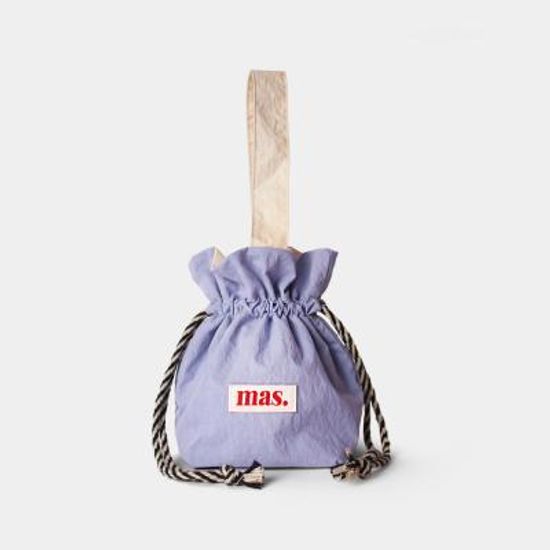[Masmarulez] Solid string bag _ Purple blue