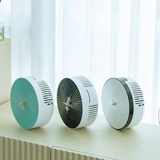 허브엔 공기탈취기 겸용 벽시계 (휘산기)