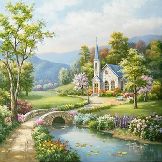 Q2741여름테마시리즈 size40*50cm DIY그림그리기