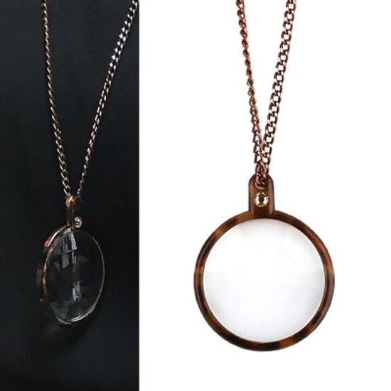 뿔테목걸이돋보기(3배율) IL024-T001