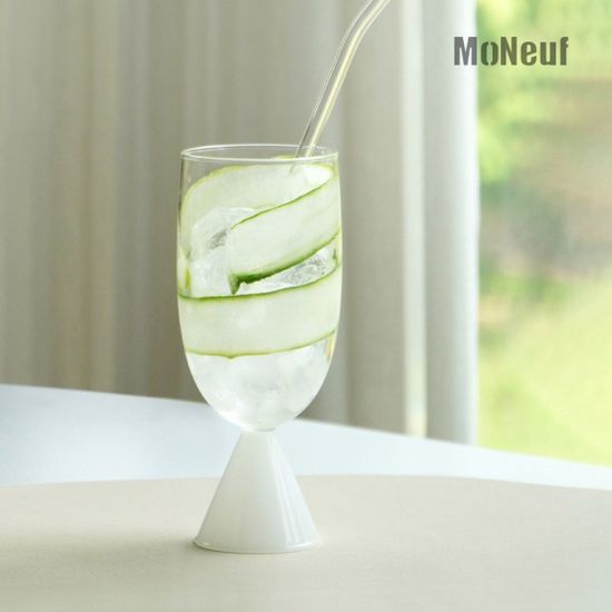 모네프 투톤 컬러 글라스 하이볼잔