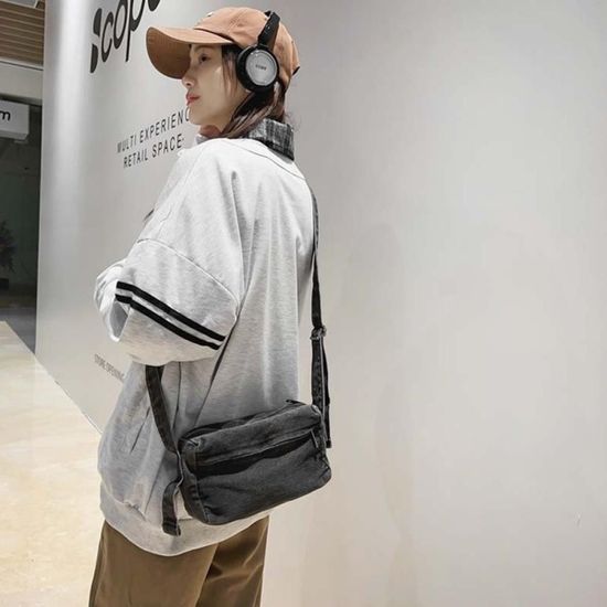 캐주얼 복장 댄디 스타일 연출 청크로스백 여성백[WDA