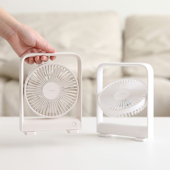 마그넷 탁상용 무선 선풍기 휴대용 캠핑 사무실 미니