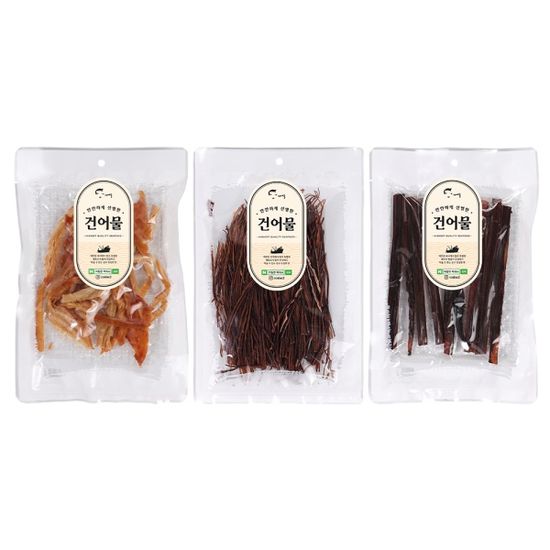 까박 건어물 3종세트 