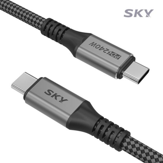 스카이 USB4 240W PD 40Gbps 썬더볼트4 케이블 1.2M