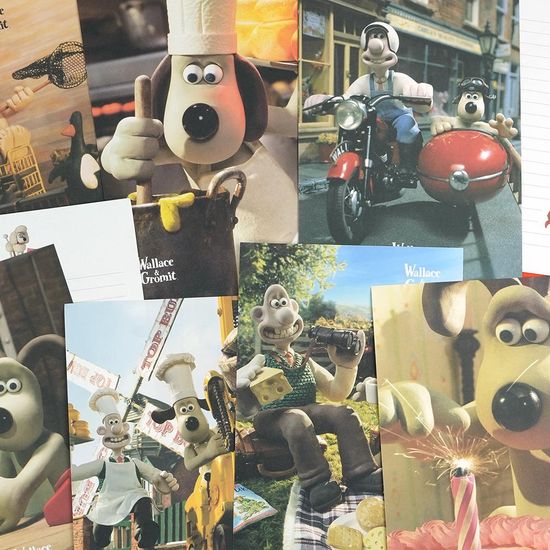 핑크풋 [공식정품]월레스와그로밋패드편지지